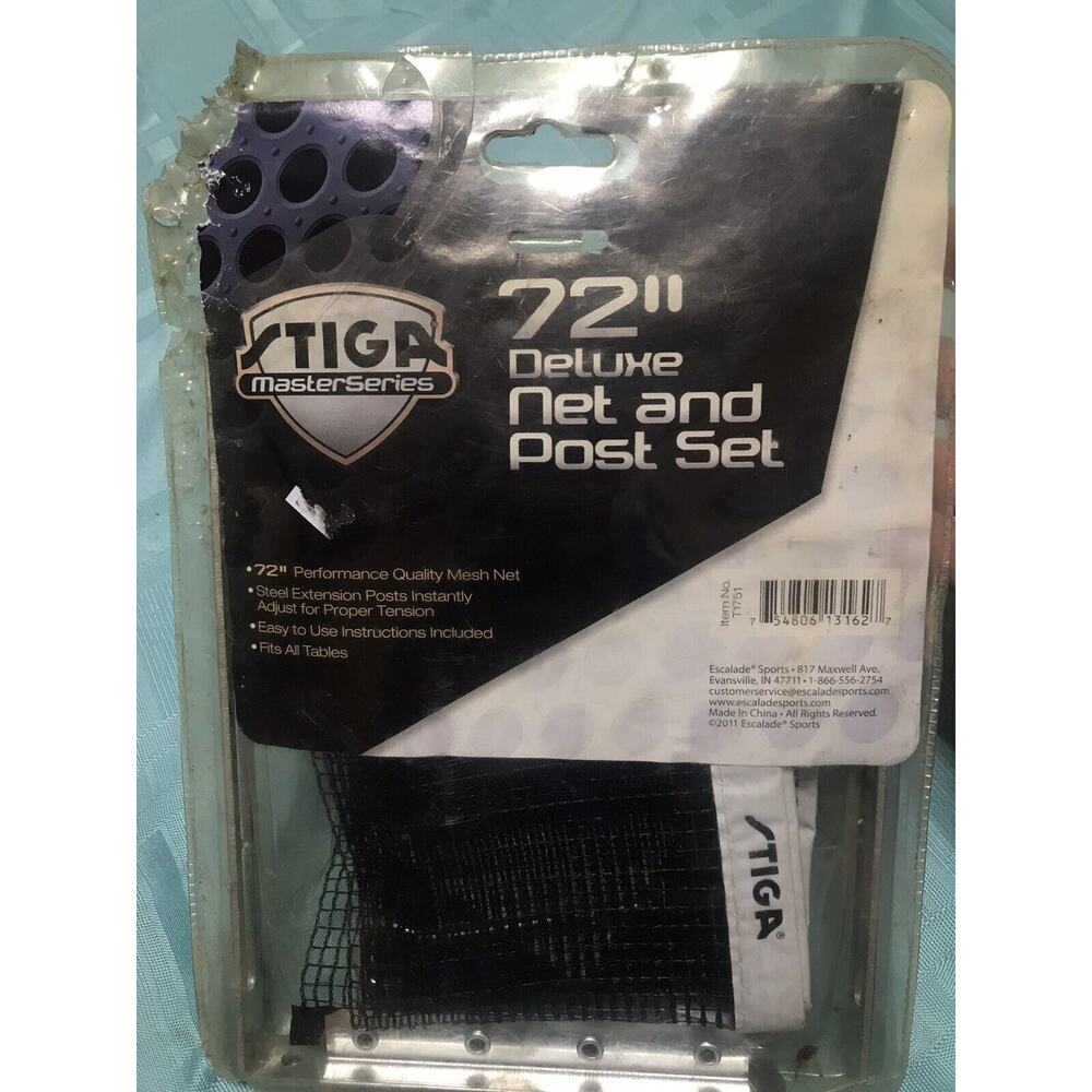 NEW Stiga Master Series 72" Deluxe Net and Post Set‎